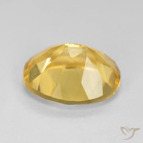 Citrine Orange Doré naturelle ovale, 4.26 ct, VVS-VS