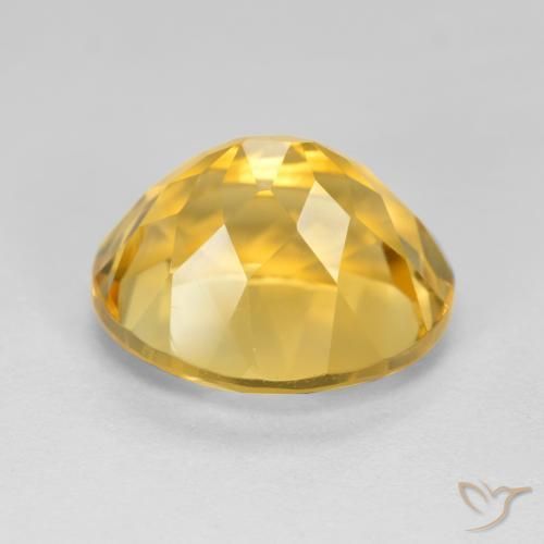 Citrine Orange Doré naturelle ovale, 5.23 ct, VVS-VS