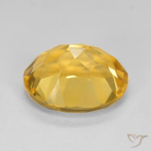 Citrine Doré moyen naturelle ovale, 4.75 ct, VVS-VS