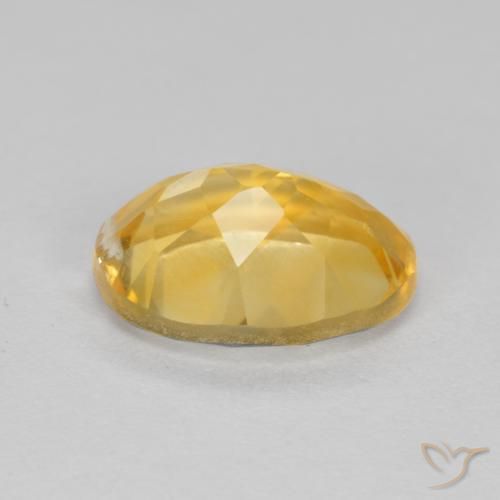 Citrine Doré moyen naturelle ovale, 1.62 ct, VS-SI