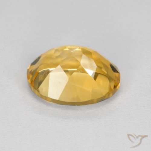 Citrine Or moyen naturelle ovale, 1.72 ct, VVS-VS