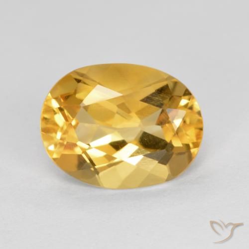 1.73ct Naturel Doré vif Citrine, ovale, VS