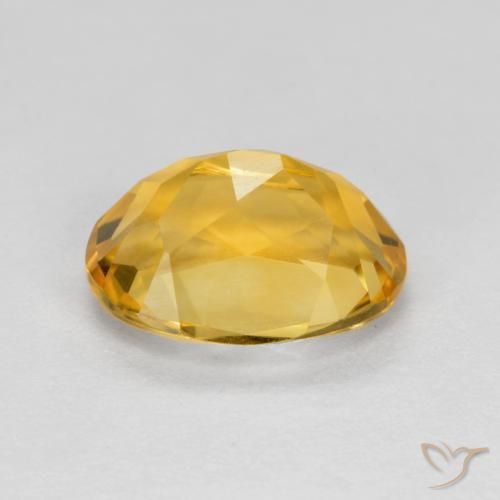 Citrine Doré vif naturelle ovale, 1.73 ct, VS