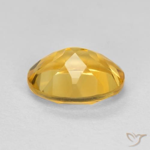 Citrine Doré naturelle ovale, 1.79 ct, VS