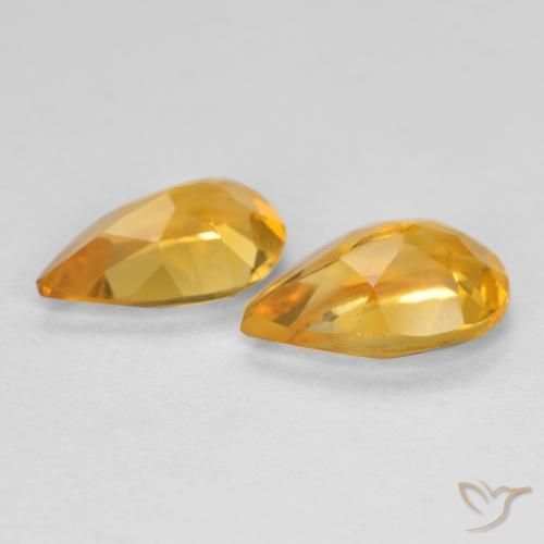 Shop natural 1.38ct Doré foncé Citrine gems, En forme de poire, from Brésil at GemSelect. In stock, global shipping!