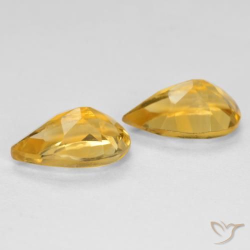Shop natural 1.58ct Orange Doré Citrine gems, En forme de poire, from Brésil at GemSelect. In stock, global shipping!