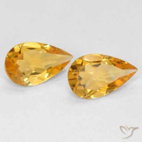 Shop natural 1.23ct Doré moyen-foncé Citrine gems, En forme de poire, from Brésil at GemSelect. In stock, global shipping!