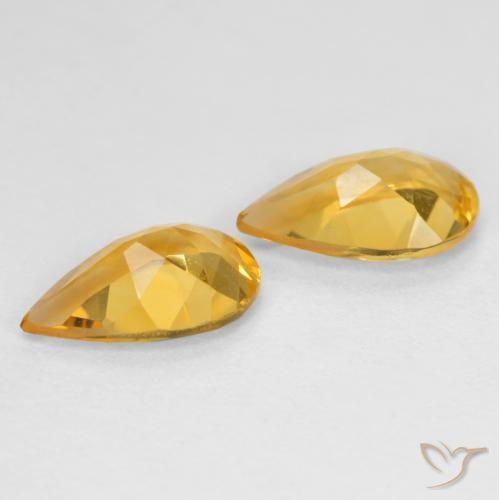 Shop natural 1.23ct Doré moyen-foncé Citrine gems, En forme de poire, from Brésil at GemSelect. In stock, global shipping!