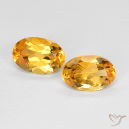 Shop natural 0.83ct Doré moyen-foncé Citrine gems, ovale, from Brésil at GemSelect. In stock, global shipping!