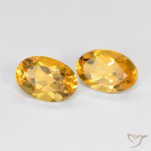 Shop natural 0.83ct Doré moyen-foncé Citrine gems, ovale, from Brésil at GemSelect. In stock, global shipping!