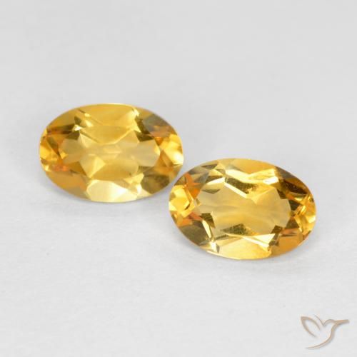 Shop natural 0.74ct Or moyen Citrine gems, ovale, from Brésil at GemSelect. In stock, global shipping!