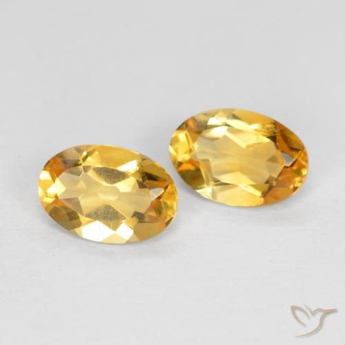 Shop natural 0.74ct Or moyen Citrine gems, ovale, from Brésil at GemSelect. In stock, global shipping!