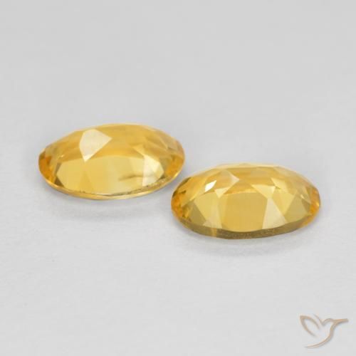 Shop natural 0.74ct Doré moyen Citrine gems, ovale, from Brésil at GemSelect. In stock, global shipping!