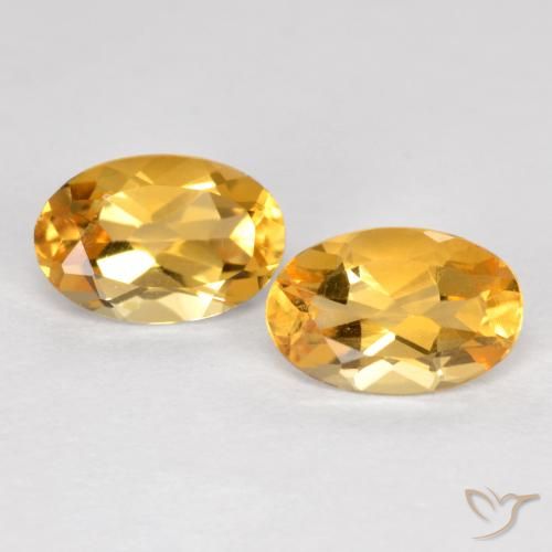 Shop natural 0.80ct Orange doré profond Citrine gems, ovale, from Brésil at GemSelect. In stock, global shipping!
