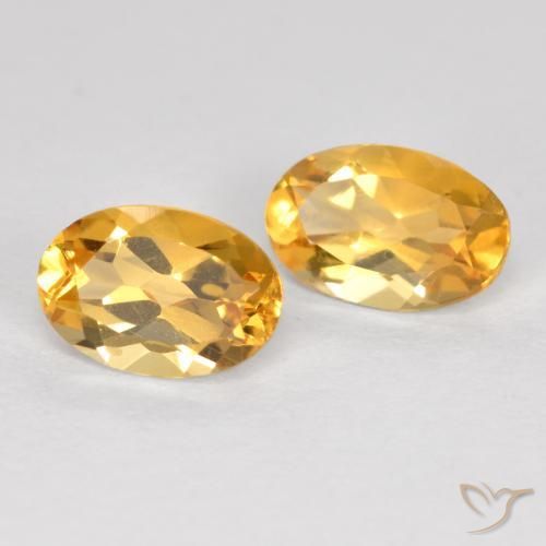Shop natural 0.80ct Orange doré profond Citrine gems, ovale, from Brésil at GemSelect. In stock, global shipping!