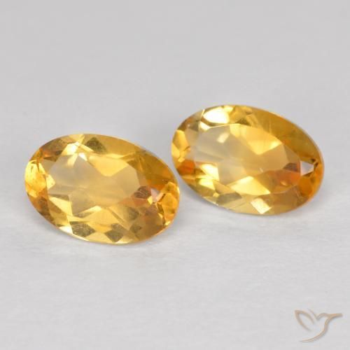 Shop natural 0.80ct Doré foncé Citrine gems, ovale, from Brésil at GemSelect. In stock, global shipping!