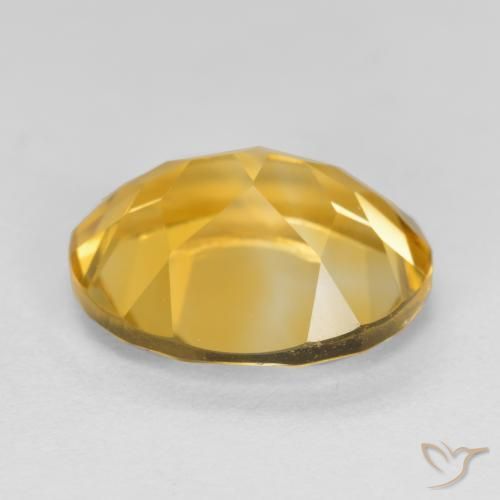 Citrine Doré naturelle ovale, 4.10 ct, VVS-VS