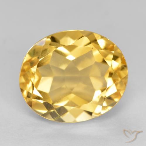 5.22ct Naturel Or Citrine, ovale, VVS-VS