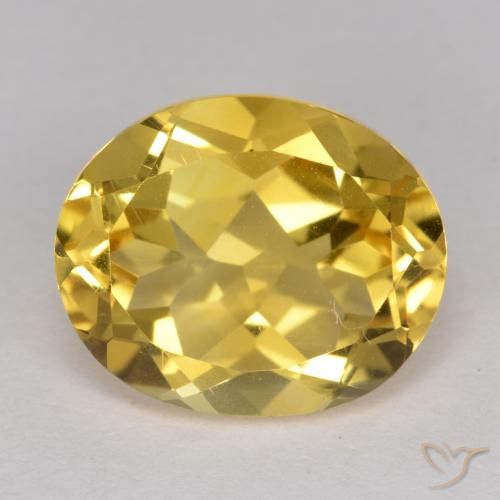 4.70ct Naturel Doré moyen Citrine, ovale, VS