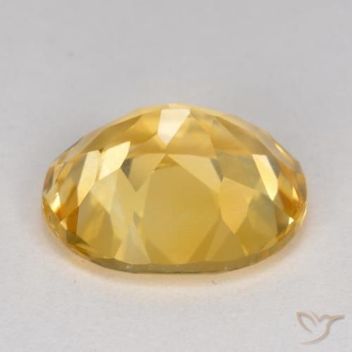 Citrine Orange Doré naturelle ovale, 4.13 ct, VS
