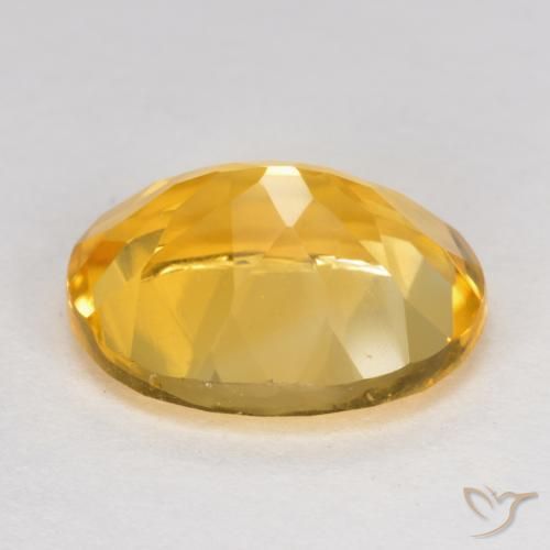 Citrine Doré moyen naturelle ovale, 4.08 ct, VS