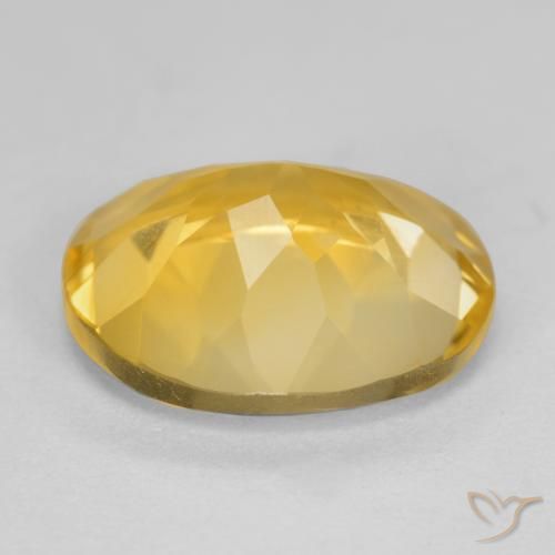 Citrine Or moyen naturelle ovale, 4.03 ct, VS