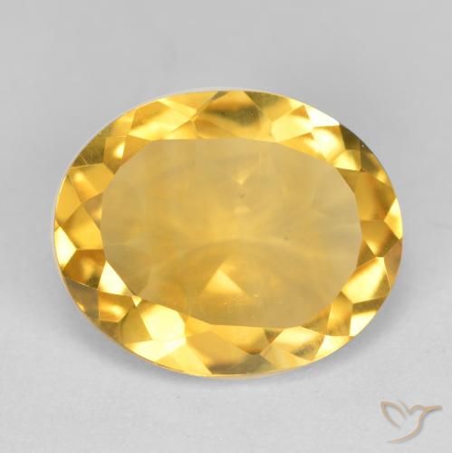 3.81ct Naturel Or Citrine, ovale, VS