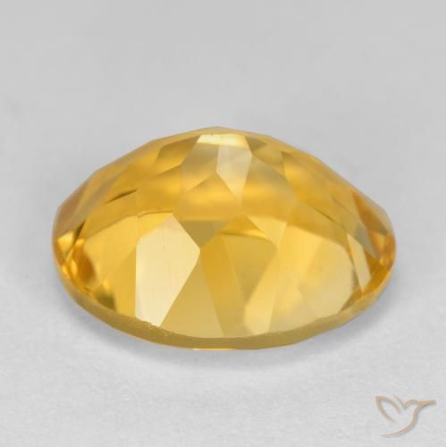 Citrine Doré vif naturelle ovale, 4.53 ct, VS