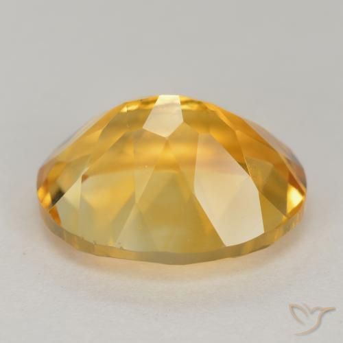 Citrine Doré moyen naturelle ovale, 4.73 ct, VS