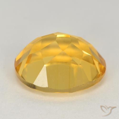 Citrine Or moyen naturelle ovale, 4.71 ct, VS