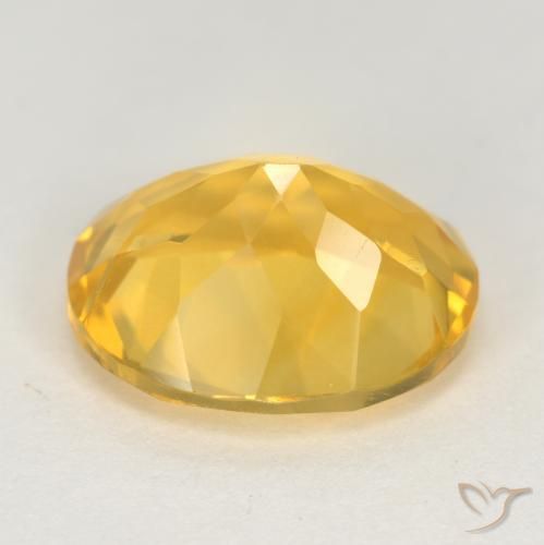 Citrine Doré naturelle ovale, 4.29 ct, VS
