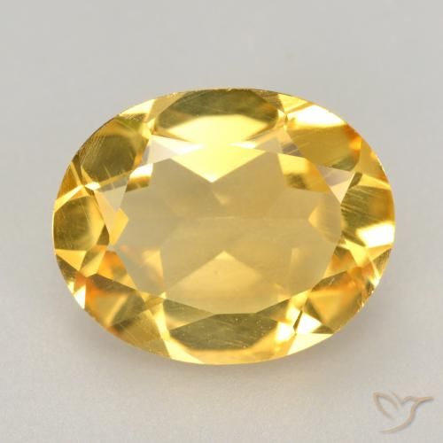 Citrine Orange Doré naturelle ovale, 2.71 ct, VVS-VS