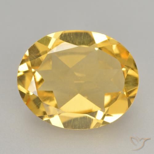 2.83ct Naturel Orange Doré Citrine, ovale, VVS-VS