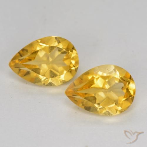 Shop natural 1.39ct Doré moyen-foncé Citrine gems, En forme de poire, from Brésil at GemSelect. In stock, global shipping!