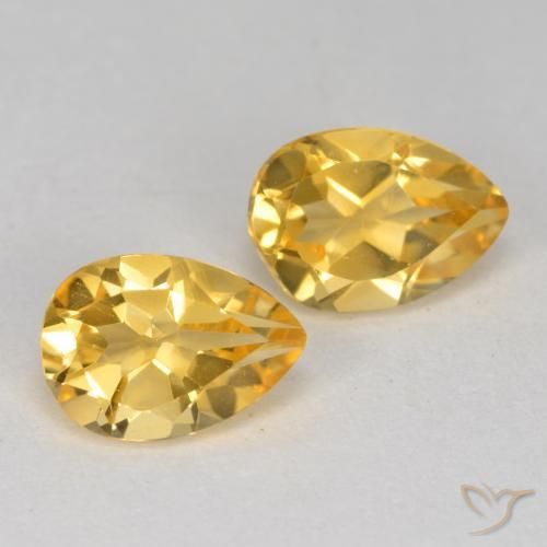 Shop natural 1.39ct Doré moyen-foncé Citrine gems, En forme de poire, from Brésil at GemSelect. In stock, global shipping!