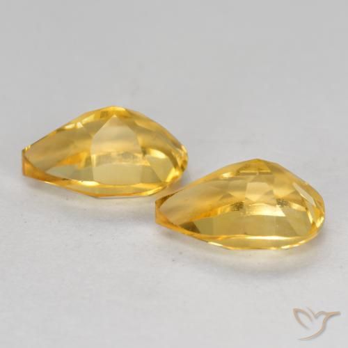 Shop natural 1.39ct Doré moyen-foncé Citrine gems, En forme de poire, from Brésil at GemSelect. In stock, global shipping!
