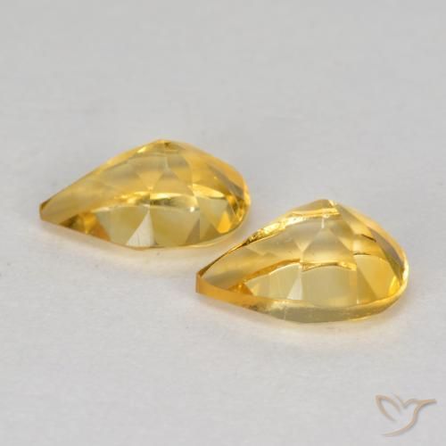 Shop natural 1.22ct Doré moyen-foncé Citrine gems, En forme de poire, from Brésil at GemSelect. In stock, global shipping!