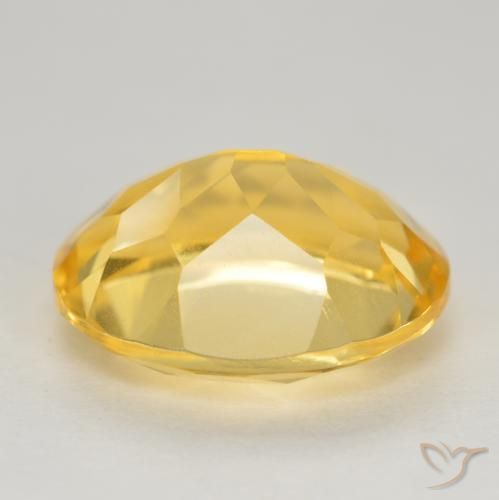 Citrine Doré naturelle ovale, 4.57 ct, VS