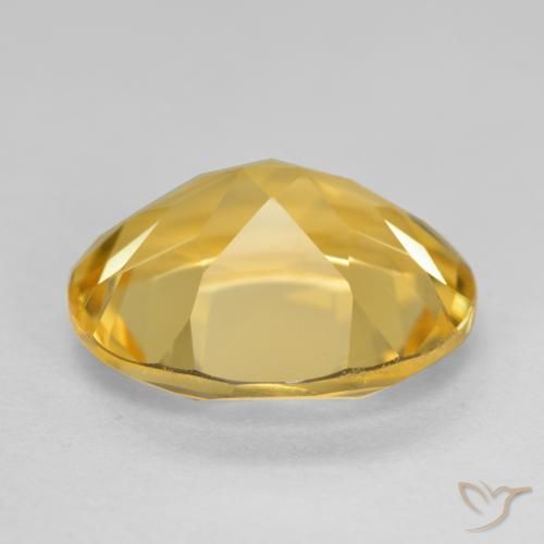 Citrine Doré moyen naturelle ovale, 3.91 ct, VS