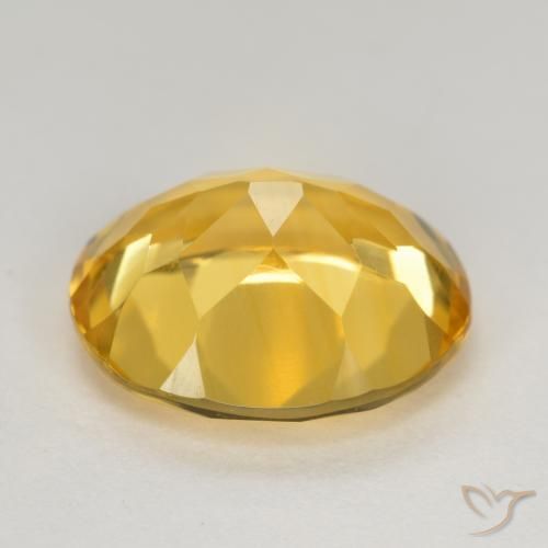 Citrine Doré moyen naturelle ovale, 4.63 ct, VS