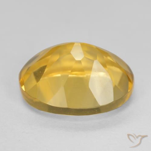 Citrine Doré naturelle ovale, 4.90 ct, VS