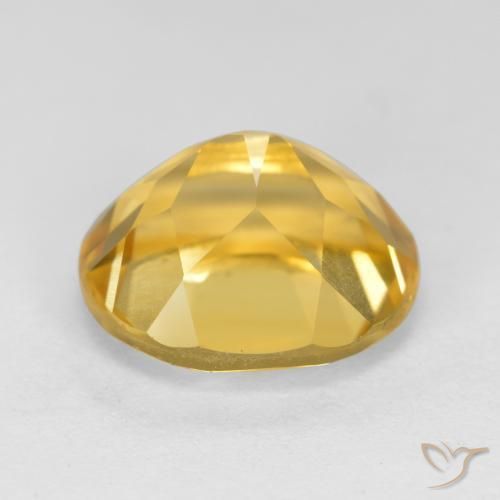 Citrine Doré naturelle ovale, 4.94 ct, VS