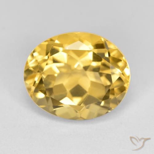 4.90ct Naturel Or Citrine, ovale, VVS-VS