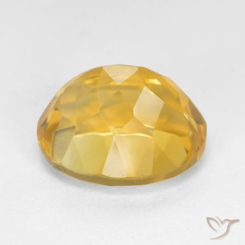 Citrine Or moyen naturelle ovale, 5.64 ct, VVS-VS