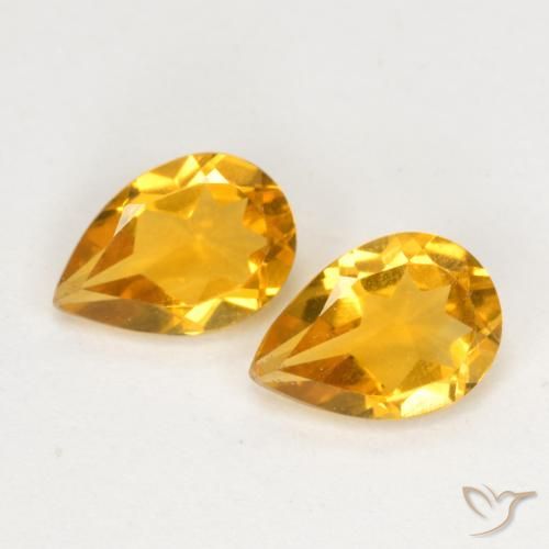 Shop natural 1.17ct Doré foncé Citrine gems, En forme de poire, from Brésil at GemSelect. In stock, global shipping!