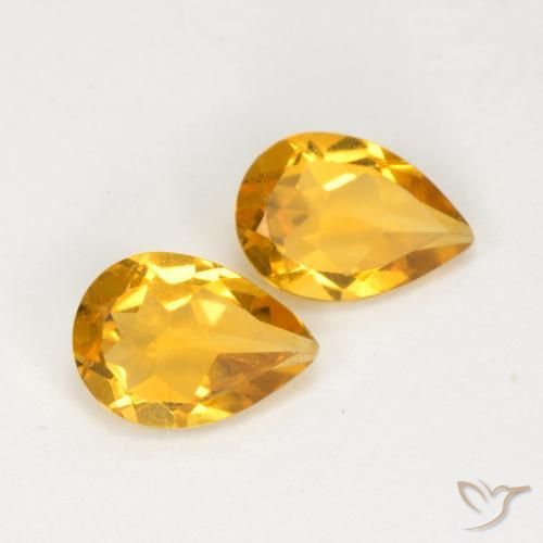 Shop natural 1.17ct Doré foncé Citrine gems, En forme de poire, from Brésil at GemSelect. In stock, global shipping!