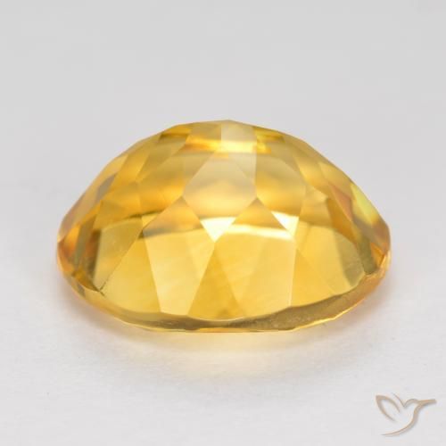 Citrine Doré moyen naturelle ovale, 3.59 ct, VVS-VS