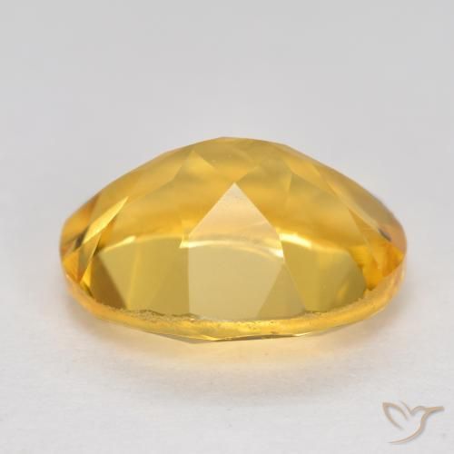 Citrine Doré moyen naturelle ovale, 3.49 ct, VVS-VS