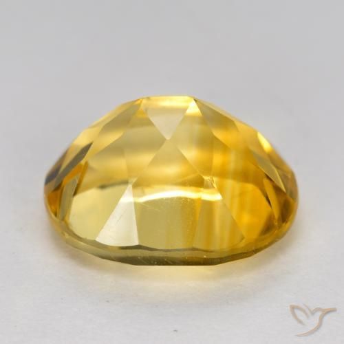 Citrine Doré moyen naturelle ovale, 3.66 ct, VVS-VS