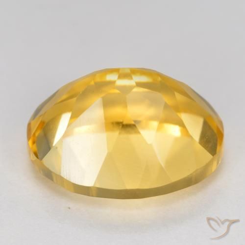 Citrine Or moyen naturelle ovale, 3.92 ct, VVS-VS